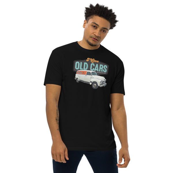 I Love Old Cars Men’s Premium Heavyweight Tee