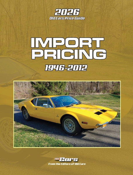2026 Old Cars Price Guide BIG BOOK: Imports eBook