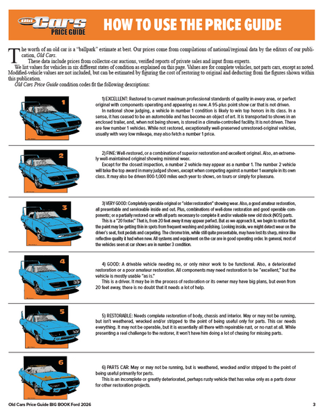 2026 Old Cars Price Guide BIG BOOK Ford eBOOK