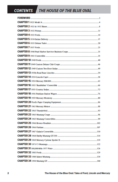 The House of the Blue Oval: Tales of Ford, Lincoln and Mercury