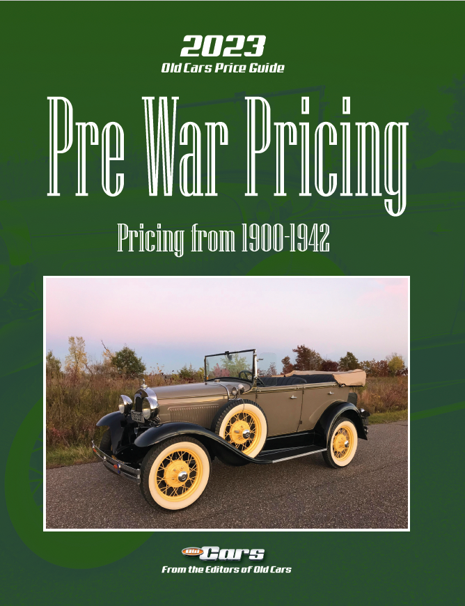 2023 Old Cars Price Guide Pre War eBOOK