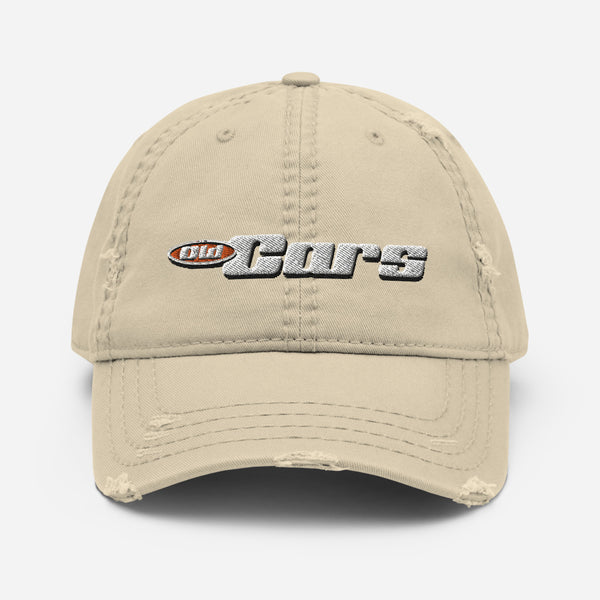 Old Cars Distressed Dad Hat