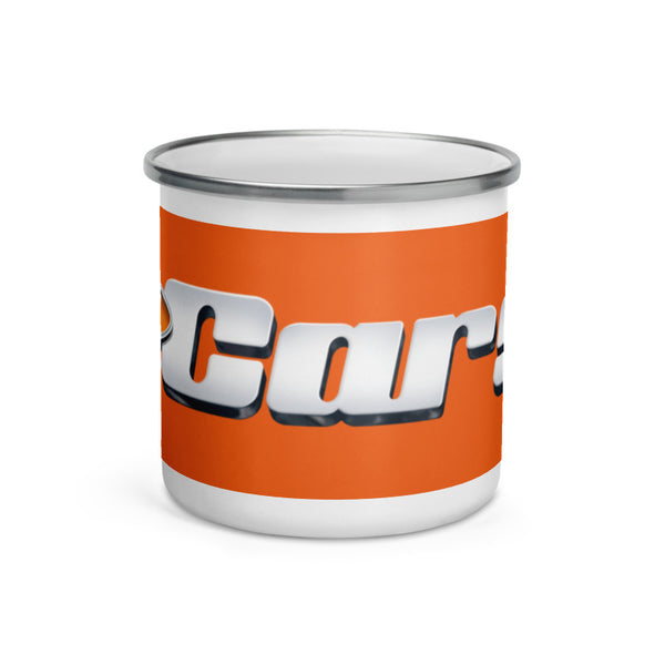 Old Cars Logo Enamel Mug
