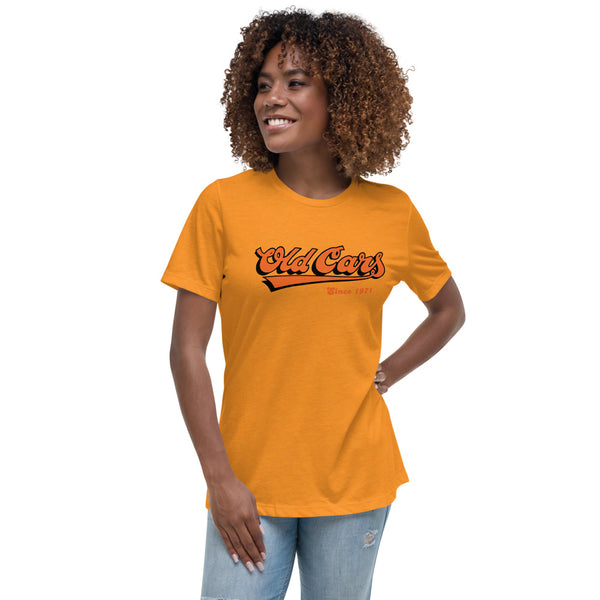 Old Cars Old School Logo Women's Relaxed T-Shirt