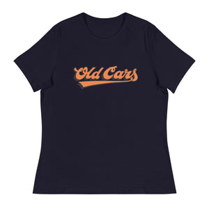 Old Cars Old School Logo Women's Relaxed T-Shirt