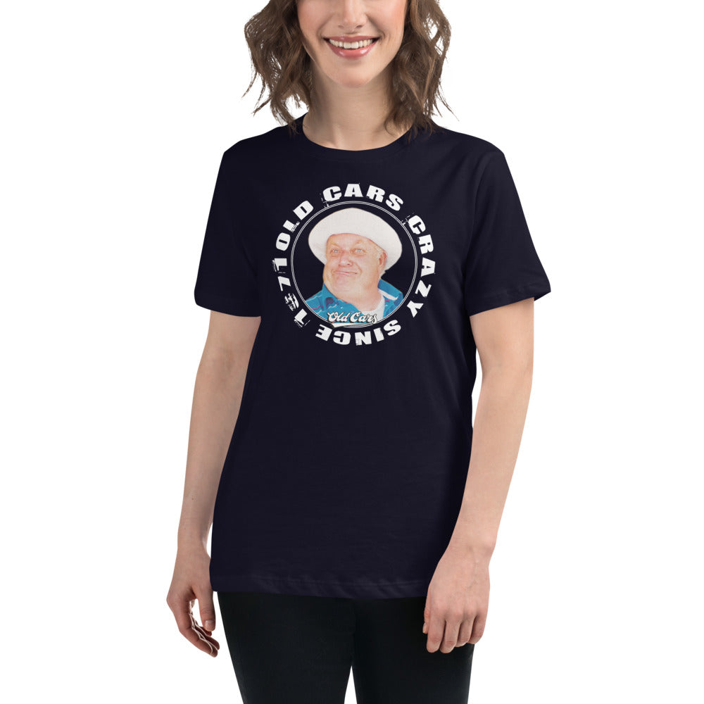 Old Cars Crazy Dark Women's Relaxed T-Shirt